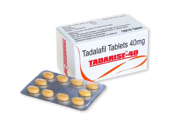 Generic Cialis Tadalafil Tablets Tadarise 40mg Male Erectile Dysfunction Medication for Drop Shipping